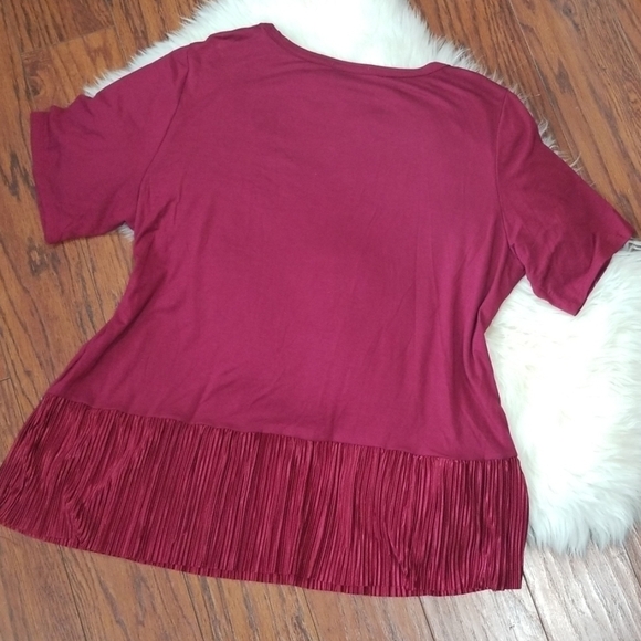 Pebble & Stone Peplum Blouse - Picture 2 of 7